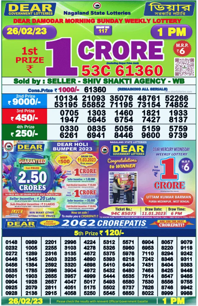 dhankesari lottery result