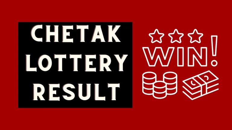 Chetak Lottery Result [Live Result Chart] Jan 2024