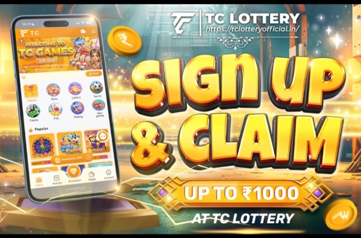 Claim up to ₹1000 at TC Lottery Sign Up Bonus 